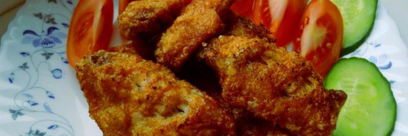 Куриные крылышки во фритюре хрустящие
