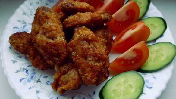 ШАГ 8. куриные крылышки во фритюре хрустящие