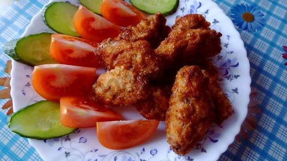 ШАГ 9. куриные крылышки во фритюре хрустящие