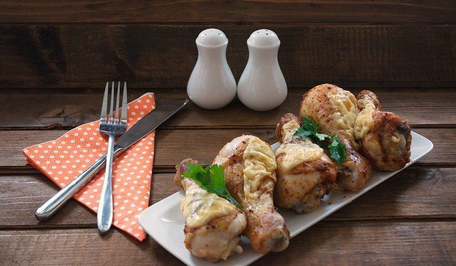 Рецепт куриные ножки с сыром