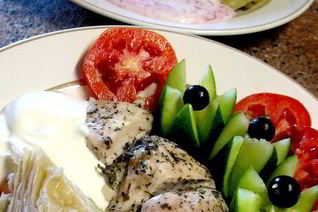 Курица на пару