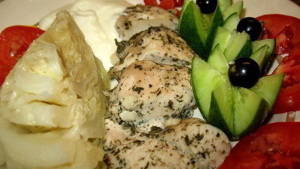 ШАГ 5. курица на пару