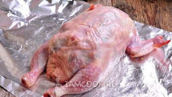 ШАГ 17. курица по-царски, фаршированная блинами