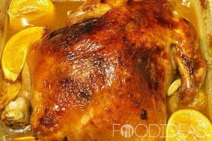 Курица с апельсинами