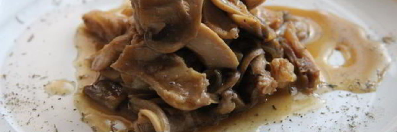 Курица с грибами и лимоном