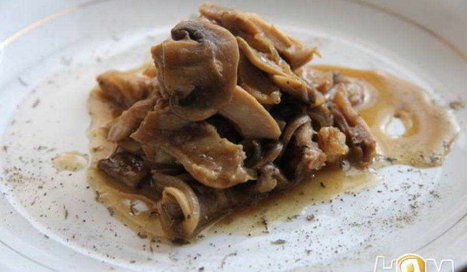 Рецепт курица с грибами и лимоном