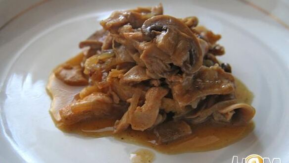 ШАГ 5. курица с грибами и лимоном