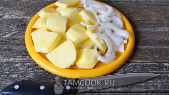 ШАГ 7. курица с кабачками и картошкой в духовке