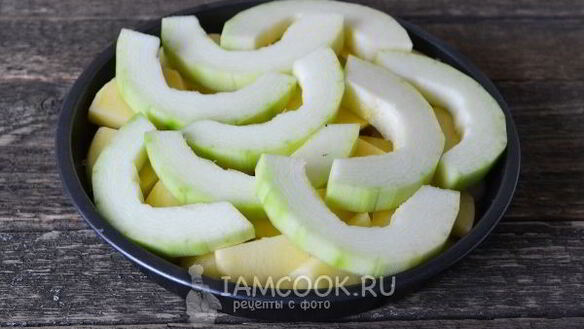 ШАГ 12. курица с кабачками и картошкой в духовке