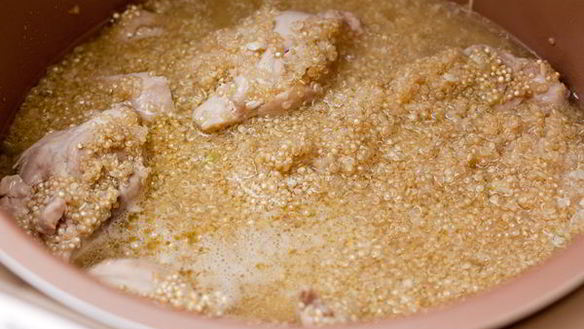 ШАГ 4. курица с киноа в мультиварке