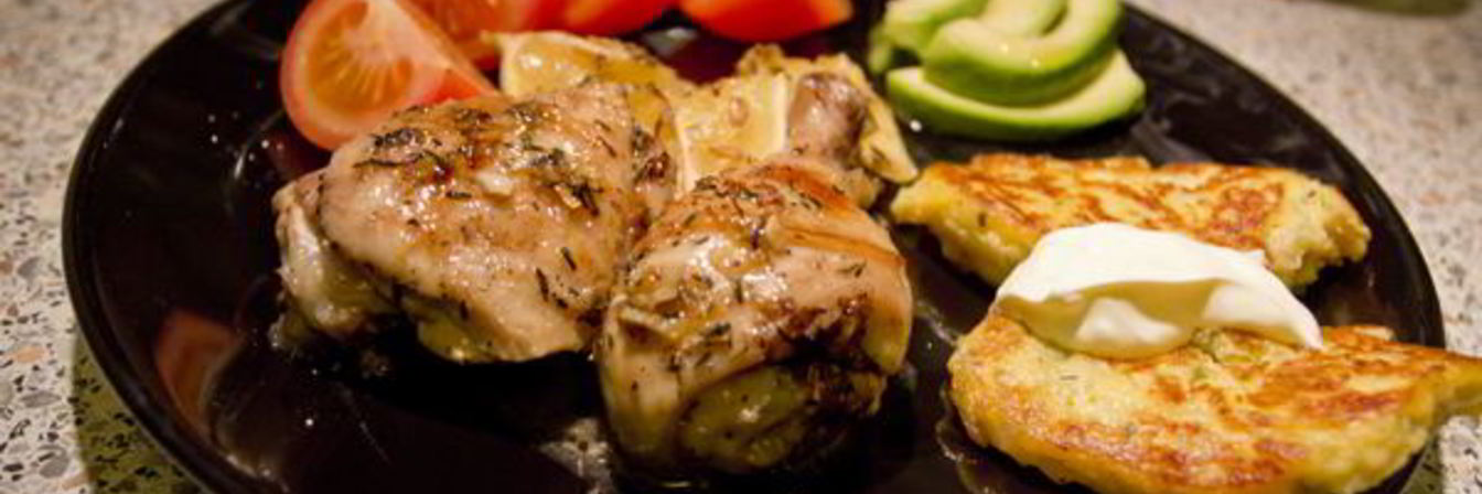 Курица с лимоном и тимьяном