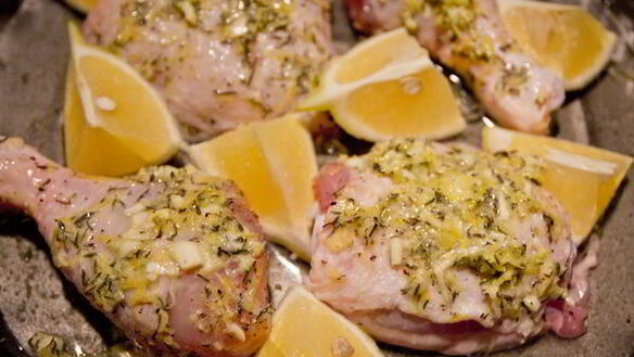 ШАГ 4. курица с лимоном и тимьяном