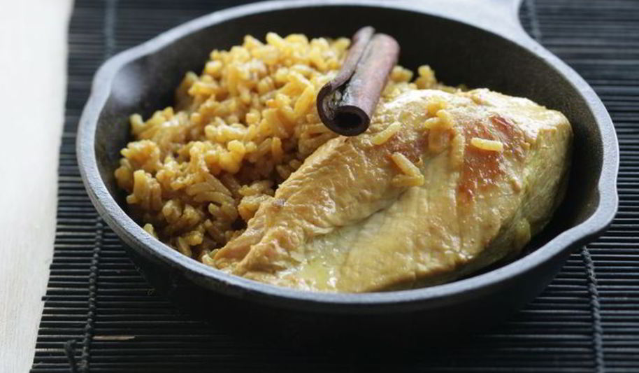 Рецепт курица с рисом-карри по-тайски