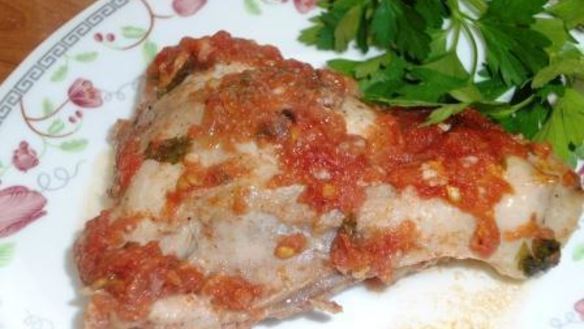 ШАГ 6. курица в томатном маринаде