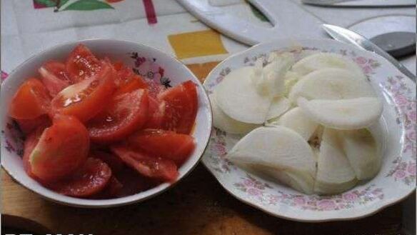 ШАГ 19. мясо и овощи