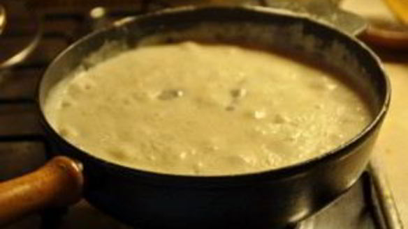 ШАГ 8. мясо кусочками на сковороде