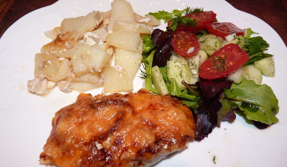 Рецепт мясо с картошкой под майонезом