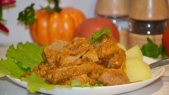 ШАГ 11. мясо в тыквенном соусе