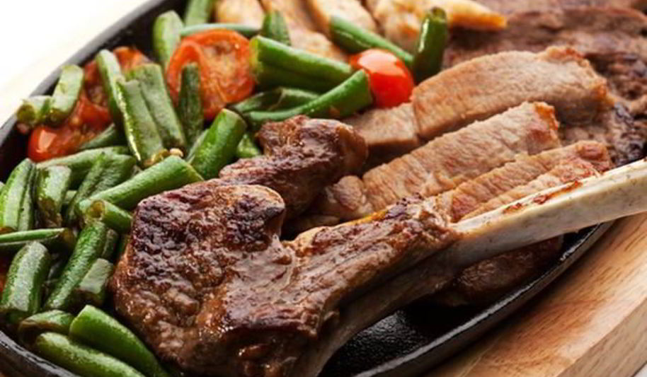 Рецепт отбивные из баранины с фасолью