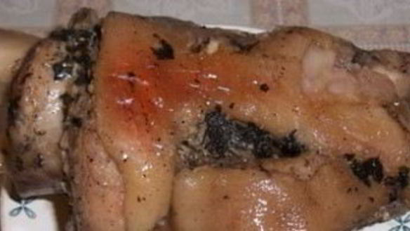 ШАГ 4. рулька в фольге в мультиварке