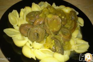 Сердце индейки медовое