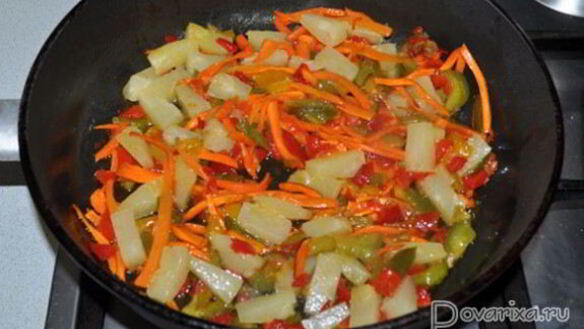 ШАГ 4. свинина по-китайски с ананасом