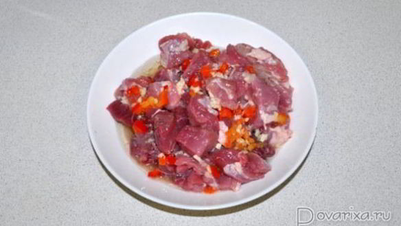 ШАГ 2. свинина по-мексикански с рисом и кукурузой