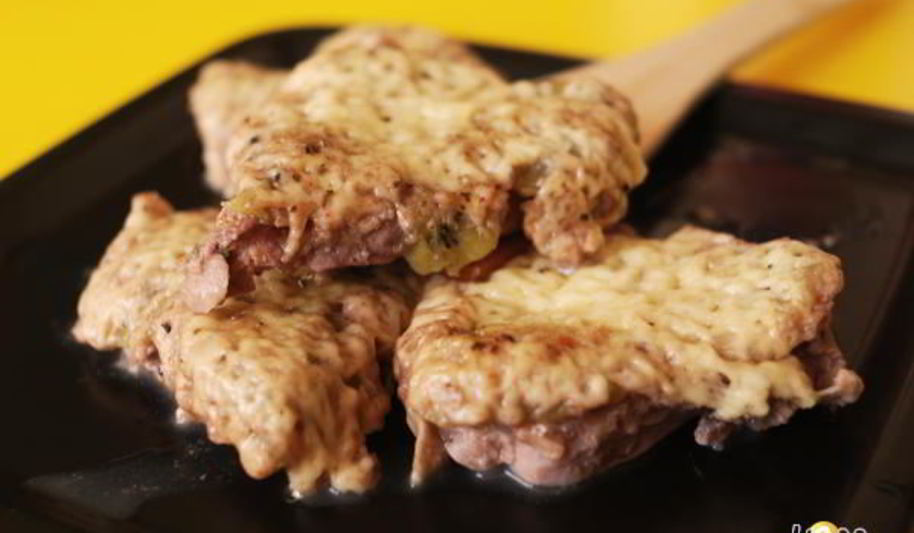 Рецепт свинина под фруктовой шубкой