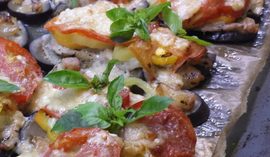 Рецепт свинина с баклажанами и перцами