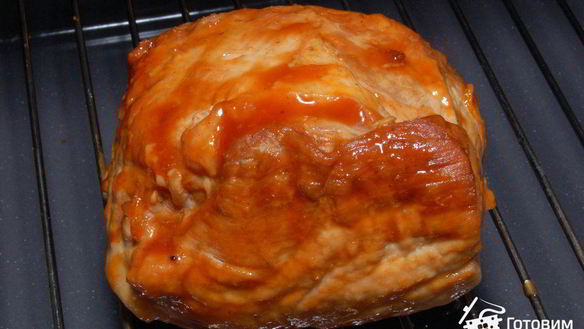 ШАГ 5. свинина в абрикосовой глазури