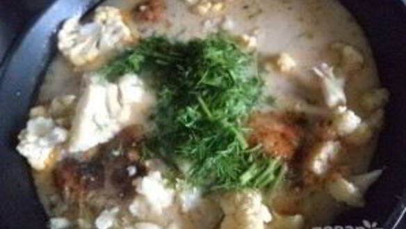 ШАГ 5. томленая курица с цветной капустой