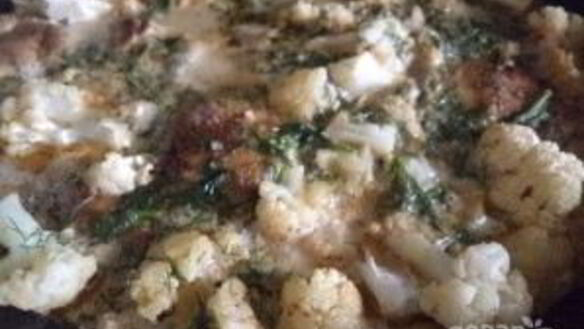 ШАГ 6. томленая курица с цветной капустой