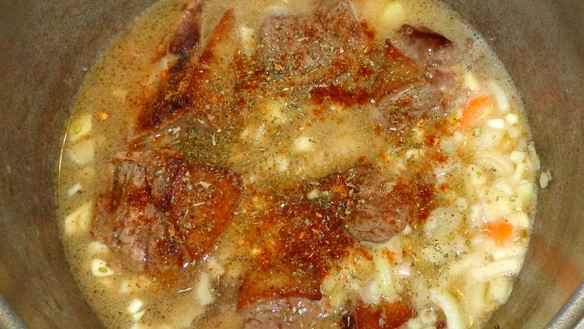 ШАГ 8. тушеная утка кусочками