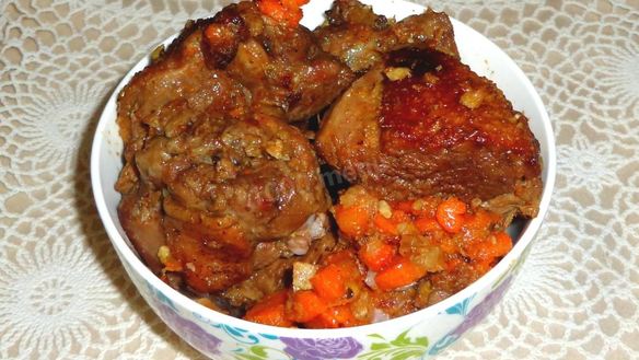 ШАГ 9. тушеная утка кусочками