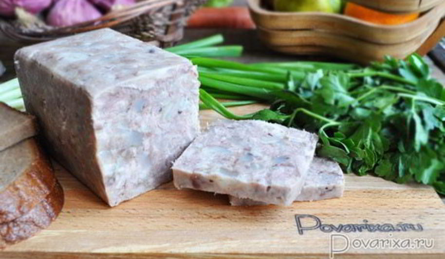 Рецепт вкусный зельц из свиной рульки