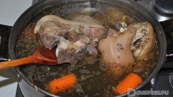 ШАГ 2. вкусный зельц из свиной рульки