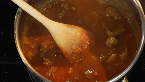 ШАГ 4. ягненок с кускусом, зернами граната и миндалем