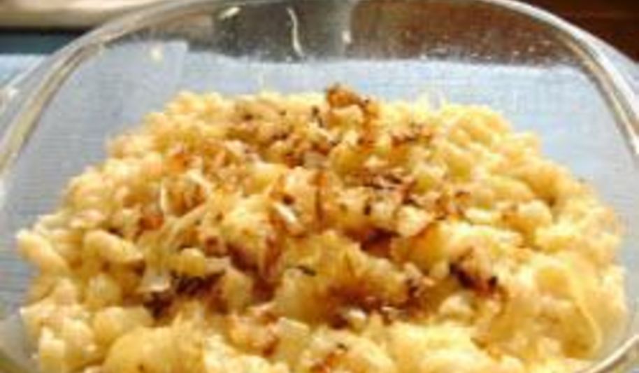 Рецепт немецкая домашняя лапша k sespatzen с сыром