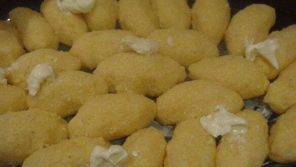 ШАГ 4. ньокки из поленты с пармезаном