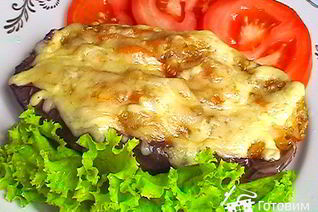 Баклажаны, фаршированные овощами