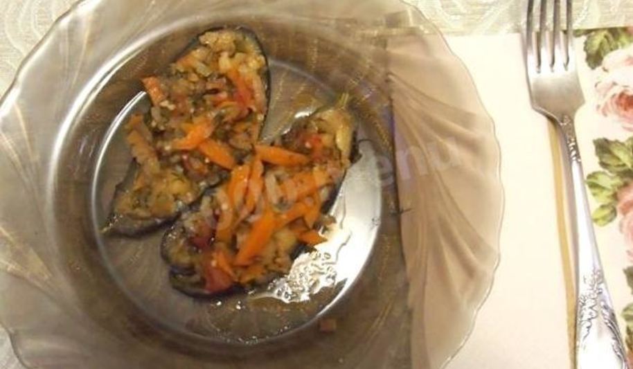Рецепт баклажаны фаршированных овощами и зеленью