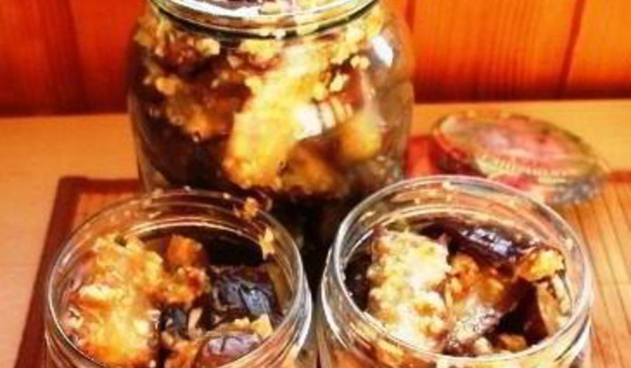 Рецепт баклажаны на закуску, острые