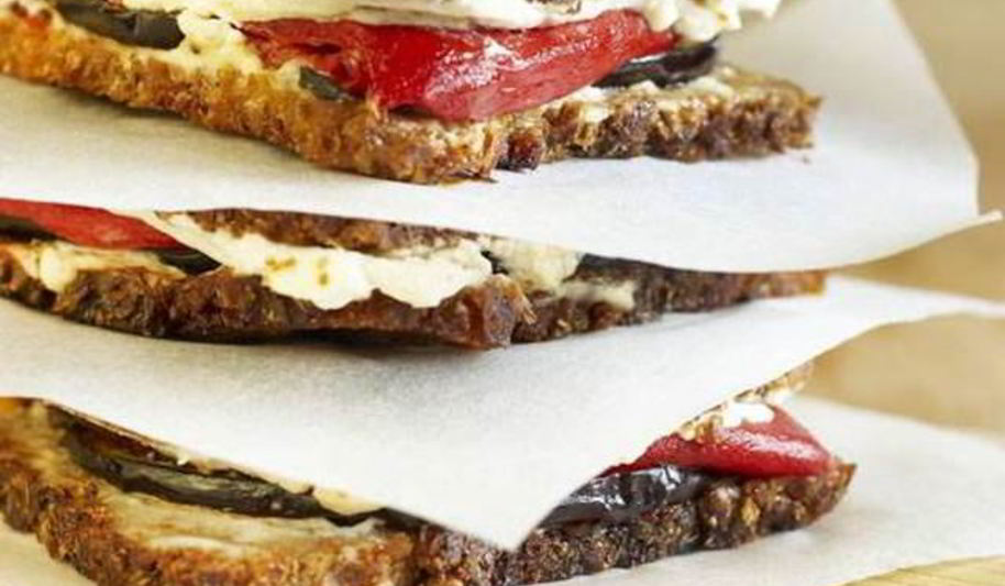 Рецепт баклажаны панини, обжаренные на гриле