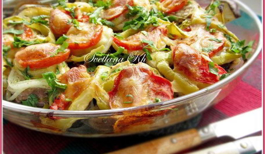Рецепт баклажаны с мясом и овощами