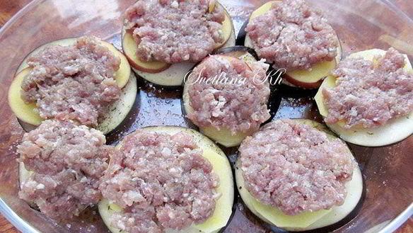 ШАГ 2. баклажаны с мясом и овощами