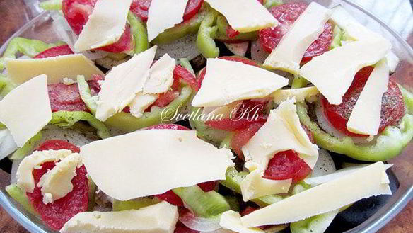 ШАГ 5. баклажаны с мясом и овощами