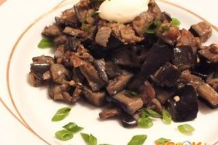 Баклажаны с яйцом