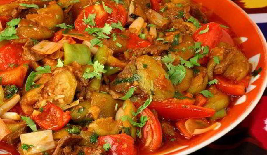 Рецепт баклажаны тушеные с мясом в мультиварке