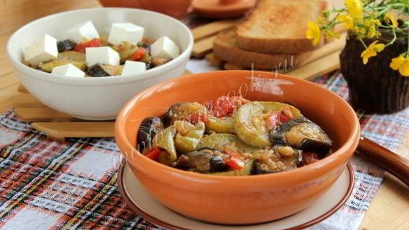 ШАГ 12. баклажаны тушеные с овощами