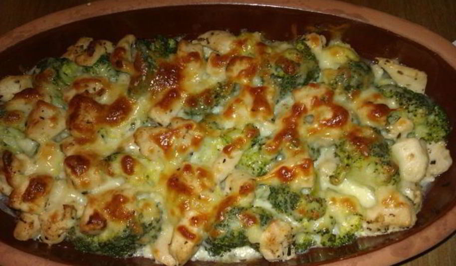 Рецепт брокколи с куриным филе